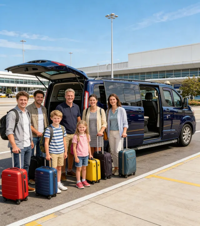Leo Taxis airport transfer vehicle serving Taunton and Somerset